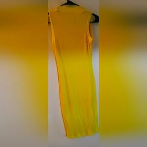 Black Beard brand yellow midi dress